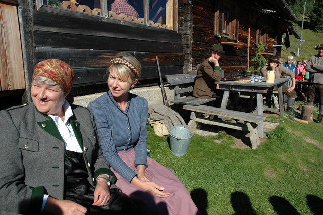 vlnr. Herta Steinwender, Angelika Tockner, Erwin Pöllitzer und Stefan Steinwender