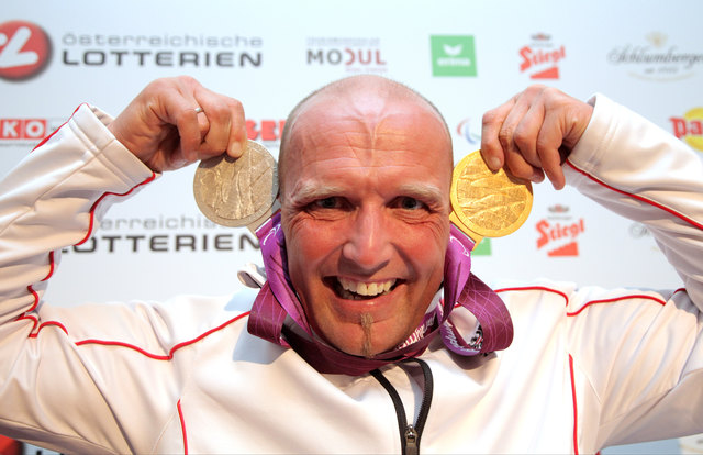 Walter Ablinger holte eine Silber- und eine Goldmedaille. Damit gehörte er zu den erfolgreichsten Teilnehmern.