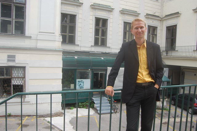 Im hinteren Teil des Palais Auersperg gründete Philip Steffels Vater ein Architekturbüro, das er mit Partnern führt.
