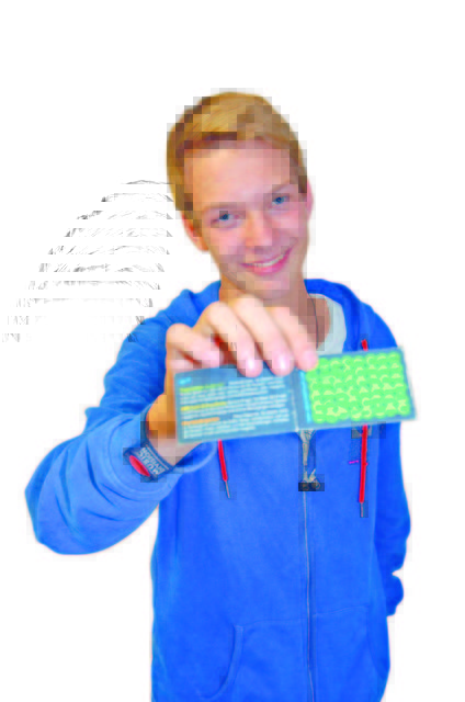 Jugendkarten-Finisher: David Petschnig (14) ist der Erste mit 48 erreichten Punkten