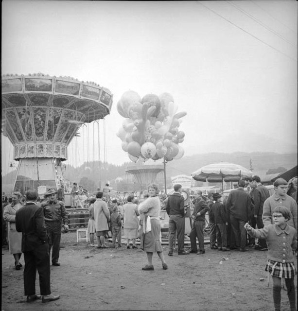 St. Veiter Wiesenmarkt in den 1950er Jahren. Foto: Stadt St. Veit/Glan