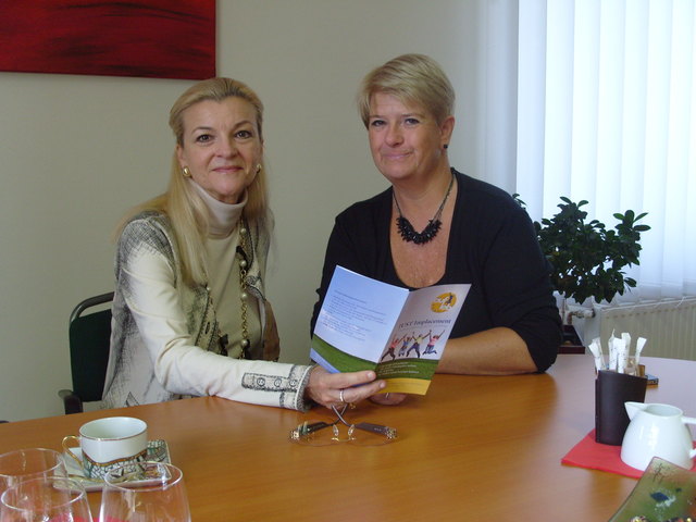 Team 4 Graz: GeschäftsführerinTatjana Karlovits und Projektverantwortliche Doris Neuhold.