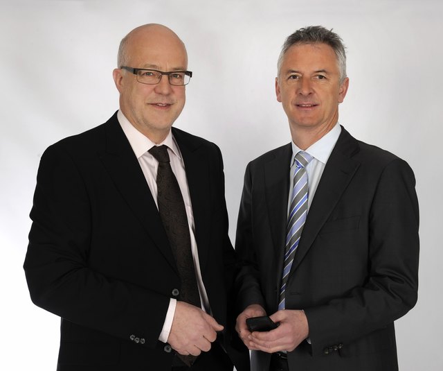 Die KWF Vorstände: Hans Schönegger und Erhard Juritsch