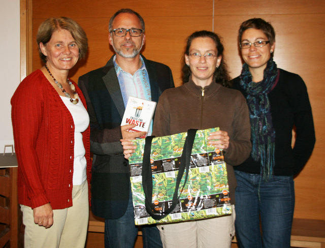 Elisabeth Strobl, Reinhard und Eva Weinmüller, Aglavaine Lakner (Umweltteam Rif).