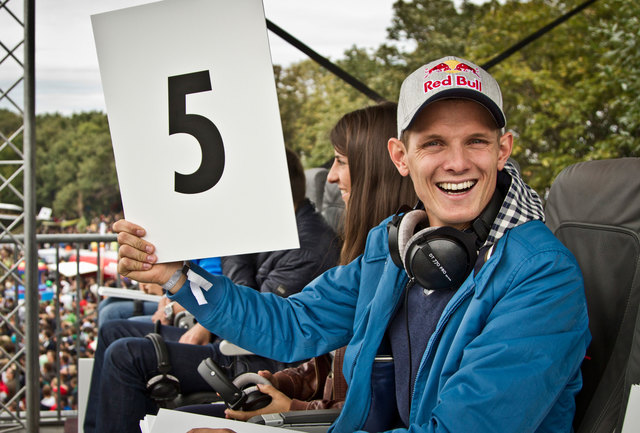 Saß in beim Red Bull Flugtag in der Jury: Olympiasieger Thomas Morgenstern