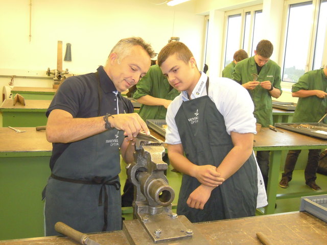 Vater und Sohn, die Büchsenmacher: Anthony und Brandon Montoya aus Italien
