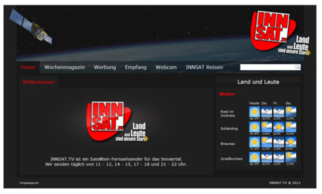Innsat TV wird ab sofort auf dem Sendeplatz von Tirol TV ausgestrahlt. (Screenshot)