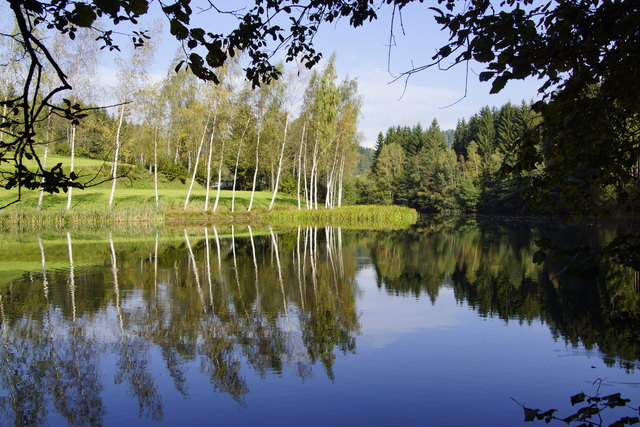 Herbstliche Spiegelung