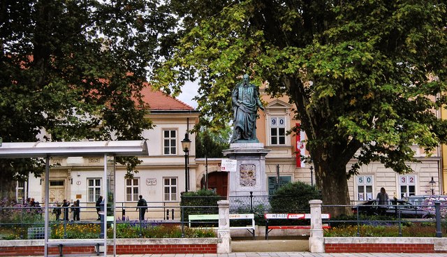 Das Denkmal des Kaisers Maximilian von Mexiko in Hietzing