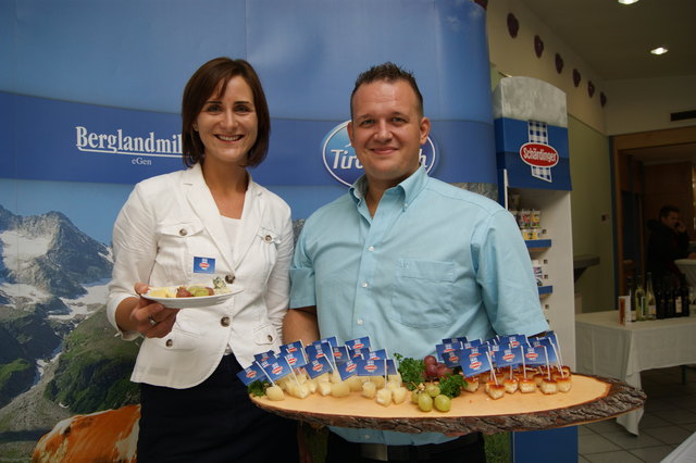 Die Molkerei Garsten (Berglandmilch) war heuer das erste Mal auf der Garstner Messe vertreten.