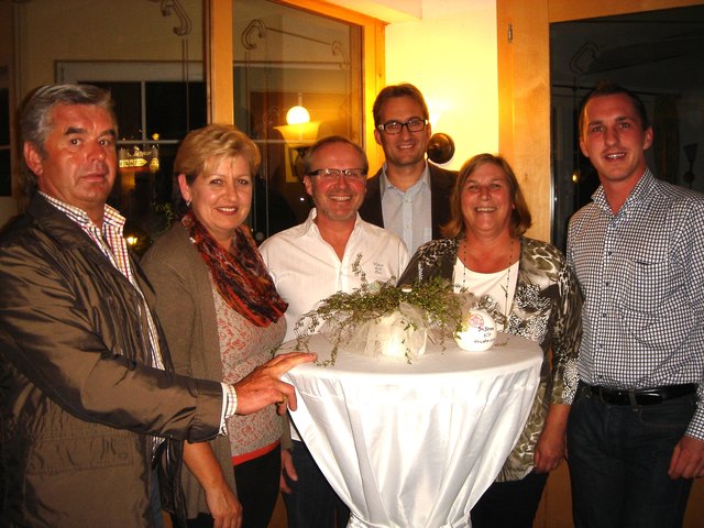 Johann Stöckler, Susanne Hannl, Obmann Herbert Jobst, Michael Kiehas, Isabella Hörschläger, Thomas Wahl