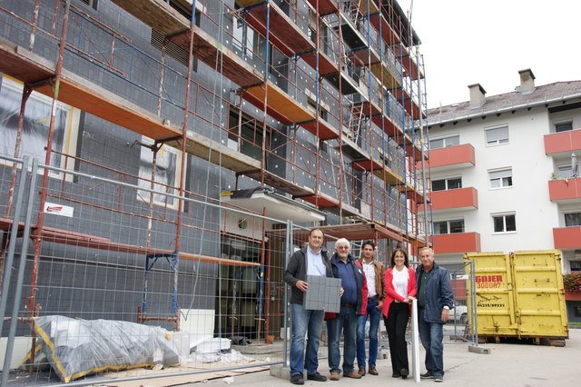 v.l.n.r.: VzBgm. Paul Wernig, GR. Oskar Seiler, Günter Lobnig, StR. Dr. Edeltraud Gomernik-Besser, GR. Wolfgang Rauscher