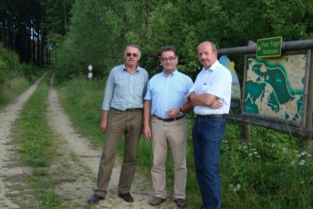 v.li.: Karlheinz Piringer, Josef Saller, Johannes Semper