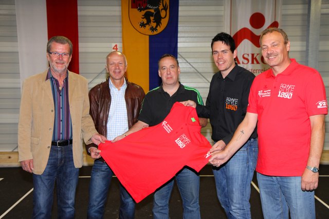 Stegmüller Walter, Rettenbacher Franz, Rankl Gerhard, Mayr Alexander, Weidinger Dietmar (von links).