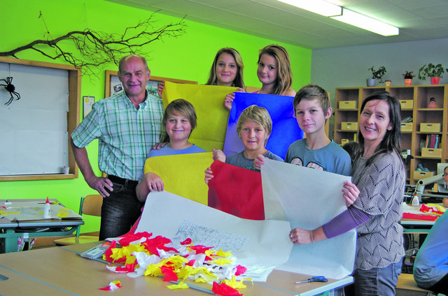 Sigi Grutschnig, Vanessa Kirchofer, Lisa Morbacher, (hinten v. li.) Marco Lassnig, Julian Zauchner, Marco Ebner und Sonja Oberdorfer (vorne v. li)