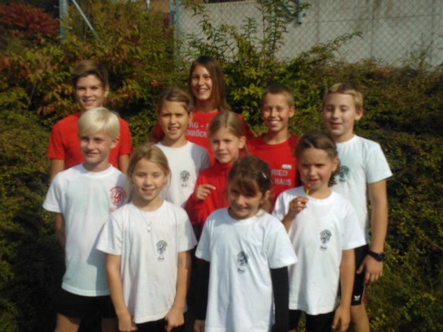 Die Finalisten beim diesjährigen Kids-Cup der LAG Ried.