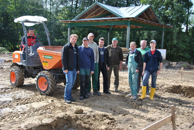 Josef Zeiner, Vizebgm. Adolf Gruber, Leopold Hagler, GR Martin Freudenschuss, Franz Brandstetter.