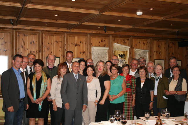 Lionsclub-Mitglieder und die Freunde vom Jumelageclub Bad Vilbel.