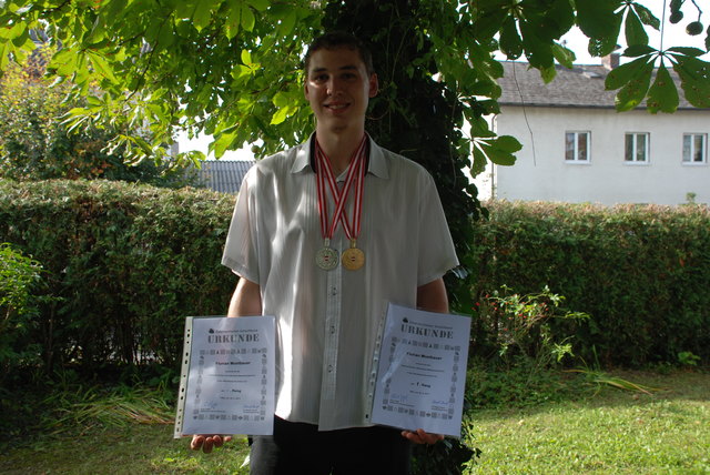 Florian Mostbauer konnte in allen Bewerben überzeugen. | Foto: privat