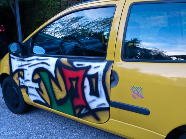das Auto meines Sohnes ist unverkennbar :-)