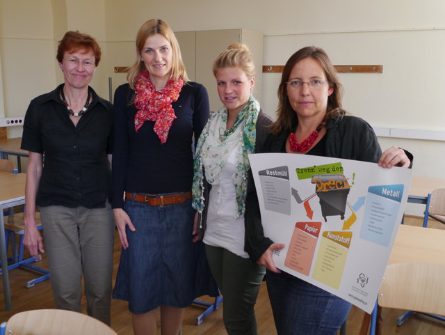 Planungsphase: v.l.n.r.: Eva Faltin, Daniela Jordan, Veronika Freunschlag, Monika Bock