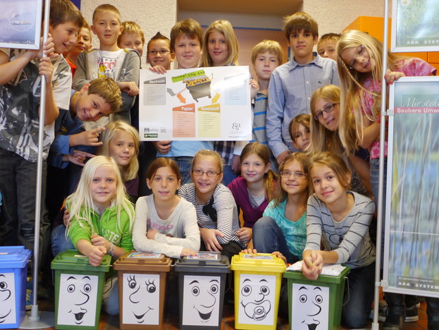 Die Erstklässler freuen sich auf das Projekt