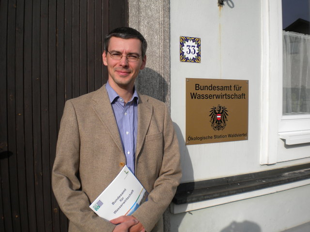 Ablöse. Christian Bauer tritt die Nachfolge von Günther Schlott in der Ökologischen Station an.
