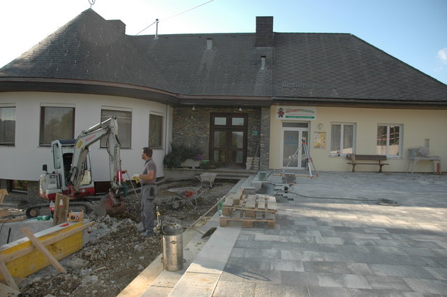 Die Galerie in der Alten Raika erhält einen neuen Vorplatz.