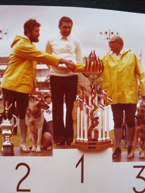 Schutzhunde-EM in Borgomanero/Italien 1978: Dieter Kienbacher wurde Zweiter