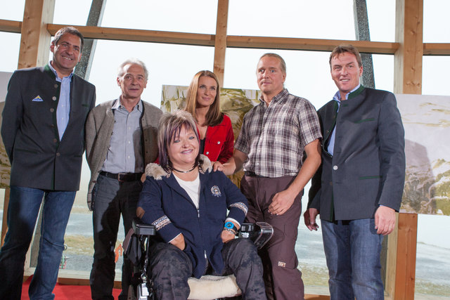 GF Hubert Pale, Felix Mitterer, Marianne Hengl, Barbara Stöckl, Andy Holzer und GF Benny Pregenzer.