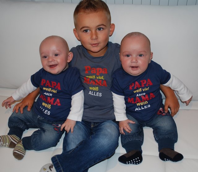 Meine drei Jungs... Jannik und seine Zwillingsbrüder