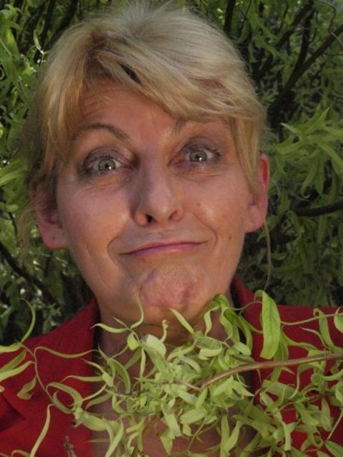 Monika Blankenberg betrachtet das Alter von der heiteren Seite.