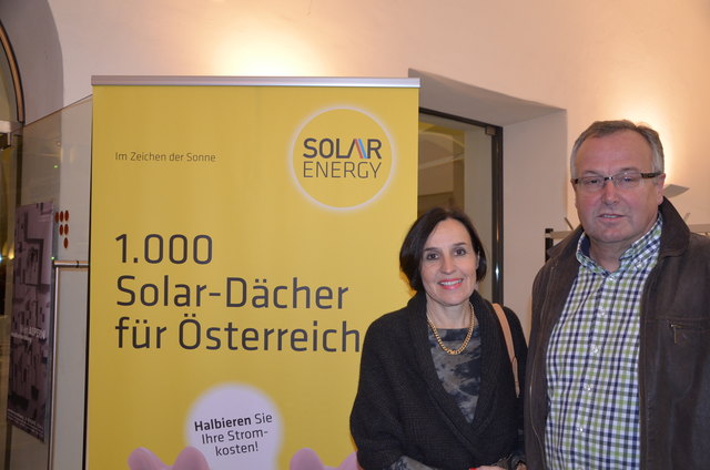 Kamen aus dem nahen Baldramsdorf: Johanna und Herbert Grebmer