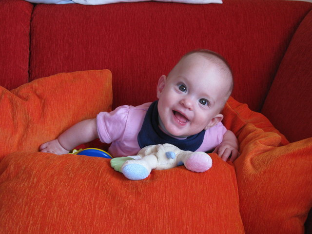 Silvia beim Spielen