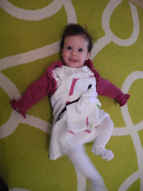 Mein schönstes Kleid von meiner Oma selbst genäht..
