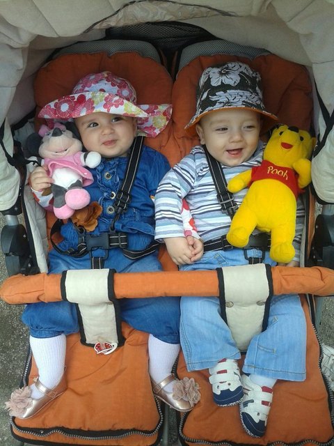 Unsere ZWILLINGE !!! Ryan Madison und Ryanne Giulietta(1 Jahr Alt)