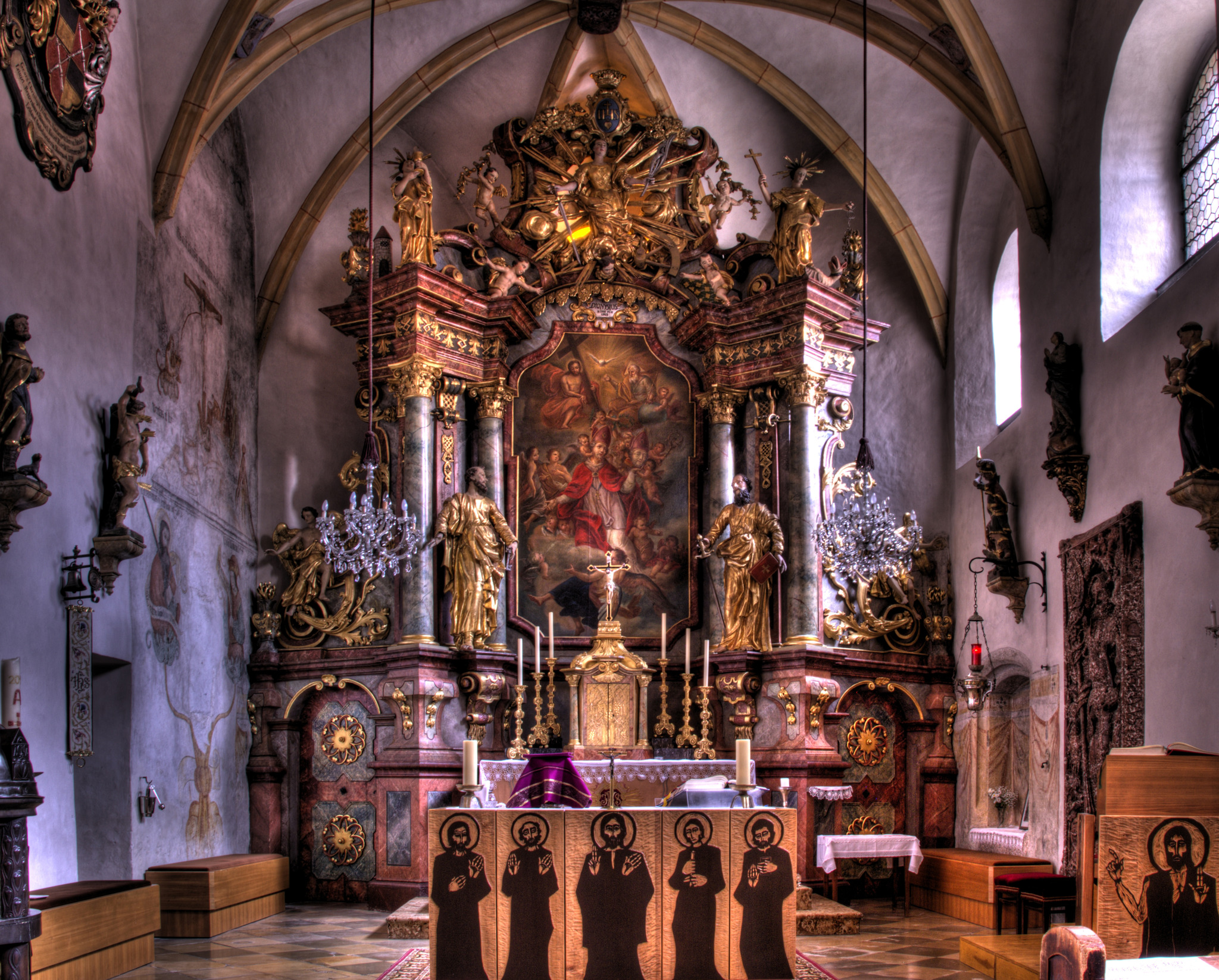 In der schönen Pottschacher Kirche. Neunkirchen