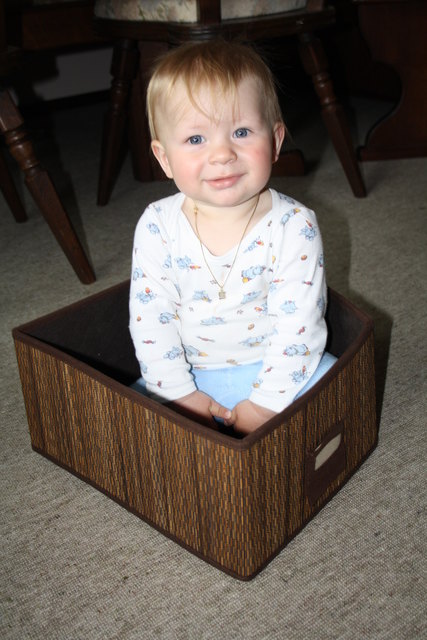 Mama, ich passe doch in die Box ;-)
