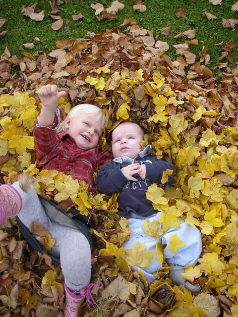 Lea & Alexander gefällt der Herbst