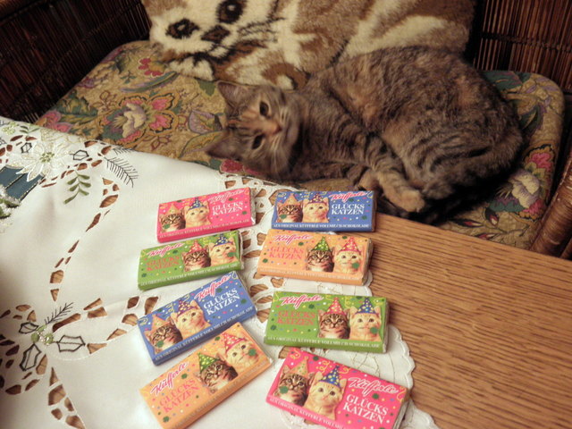 Für jeden ein Schoko-Riegerl!