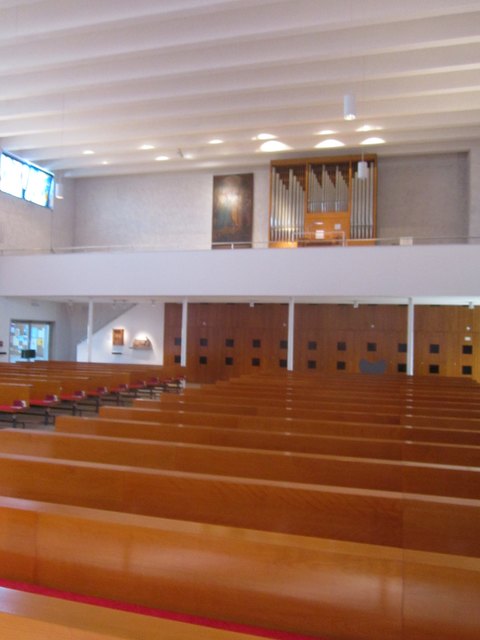 Der Innenbereich der Kirche Linz St. Peter im Stadtteil Spallerhof