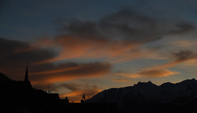 Morgenröte in Kappl
