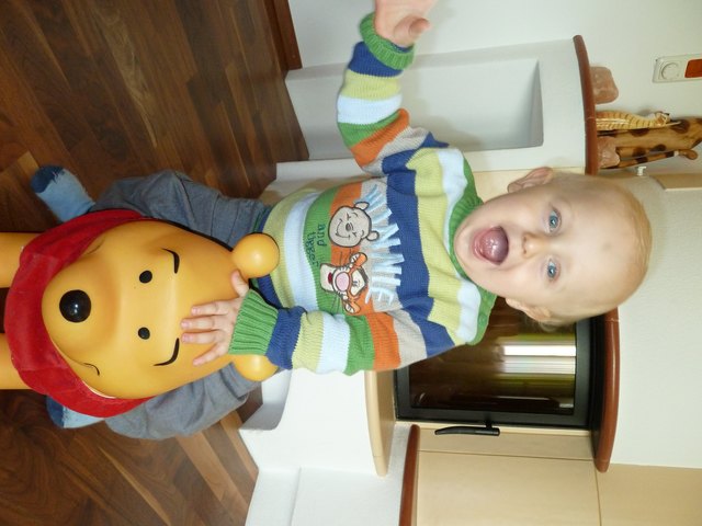 Elias und Winnie Pooh