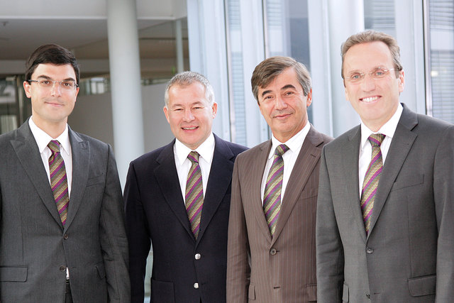 Stefan Engleder, Gotthard Mayringer, Peter Neumann und und Christian Pum (von links).