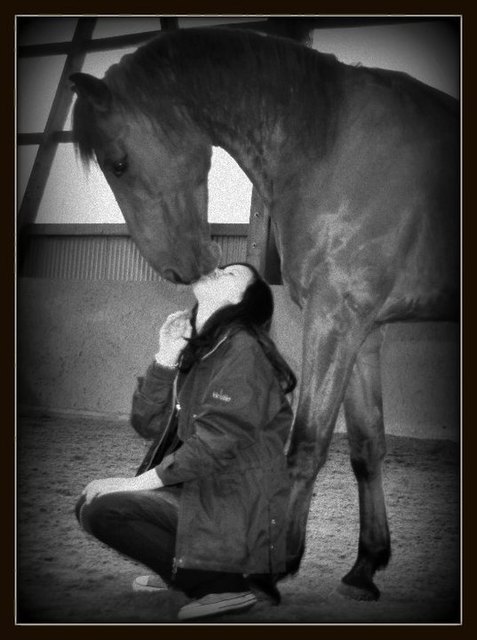 Guten Freunden gibt man ein Küsschen.. ;)