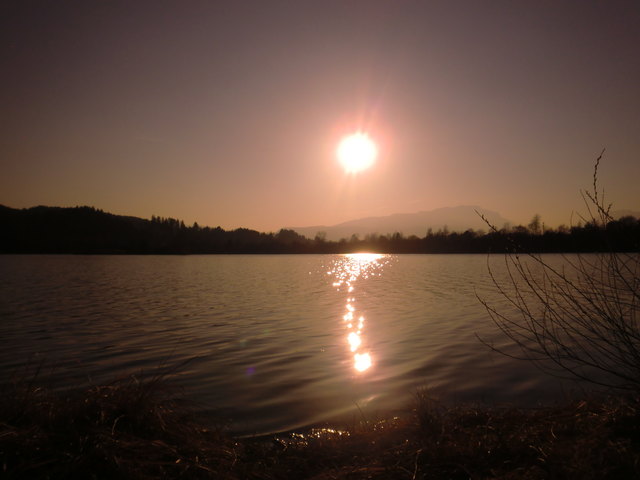 der schöne Silbersee, bei Villach