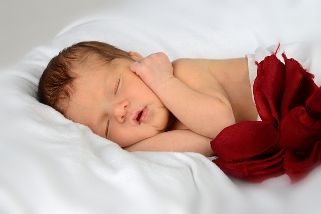 Unsere kleine Hannah Marie mit 5 Tagen