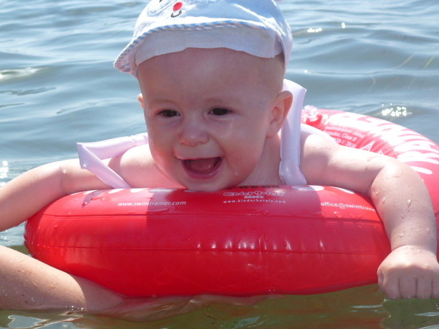 Mein erster Schwimmversuch