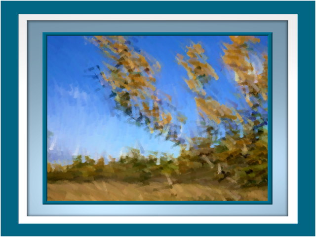 Wiese - "Ölgemälde"