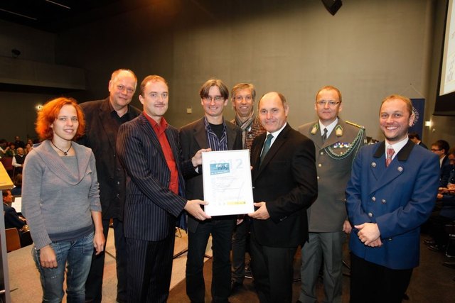 Landeshauptmann Stellvertreter gratulierte den Preisträgern in der Donau Uni.